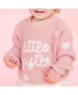 Girls' Little Sister Knit Sweater - Baby, Little Kid
