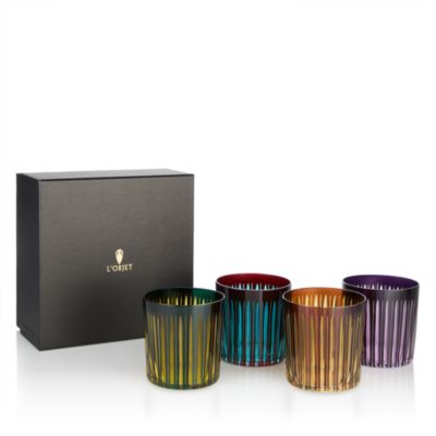 L'Objet - Prism Double Old-Fashioned Glasses, Set of 4
