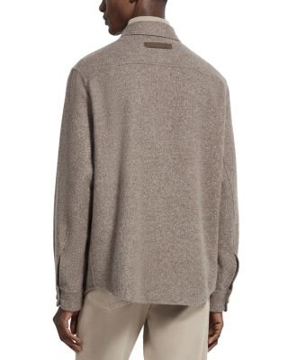 Cashmere & Silk Shirt Jacket