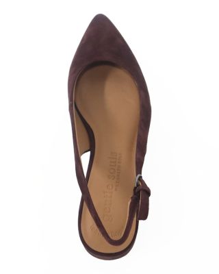 Women's Georgia Suede Slingback Pumps