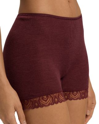 Woolen Lace Trim Boyshorts