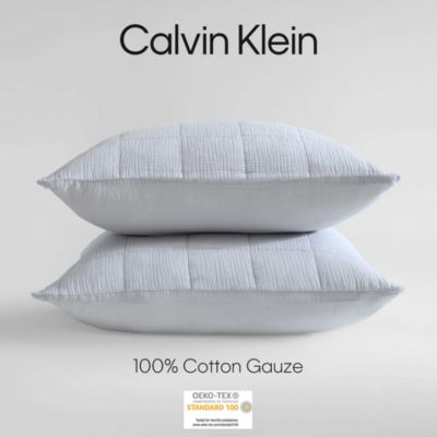 Cotton Gauze Solid Euro Sham, Set of 2