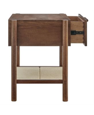 Oswin 1-Drawer Wood Nightstand