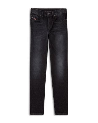 2023 D-Finitive Regular Fit Jeans in Black/Denim
