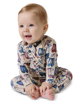 Girls' Ruffle Ballet Slipper Romper - Baby