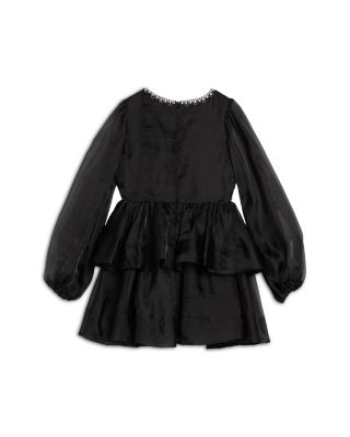 Girls' Wednesday Organza Trim Dress - Big Kid
