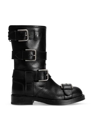 Women&#39;s Short Buckled Boots