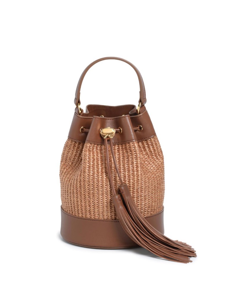 Gianvito Rossi Women's Sienna Bag in Brown Leather And Fabric