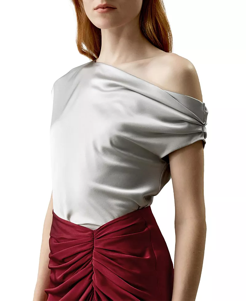 Lilysilk Boat Neck Silk Top