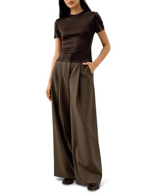 Slim Fitted Silk Jersey Tee