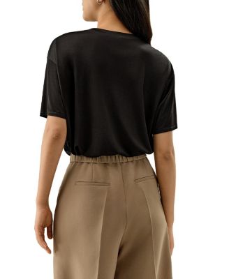 Oversized Silk Jersey Tee