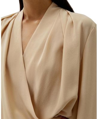 Cr&ecirc;pe de Chine Long Sleeve Blouse