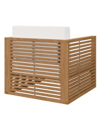 Carlsbad Teak Wood Outdoor Patio Armchair