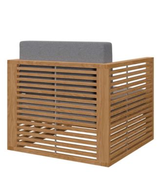 Carlsbad Teak Wood Outdoor Patio Armchair