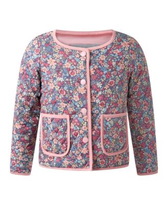 Girls' Floral Quilted Jacket - Little Kid, Big Kid