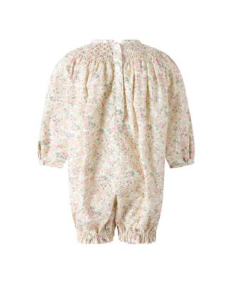 Girls' Floral Smocked Babysuit - Baby