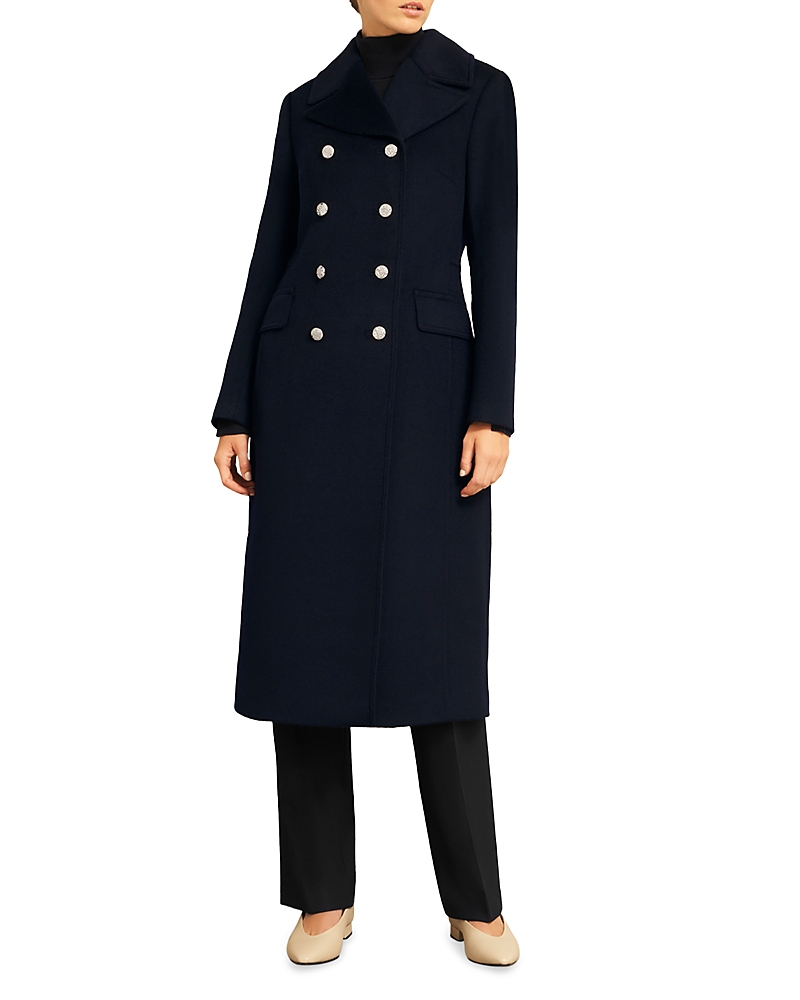 Hobbs London Larna Coat In Blue
