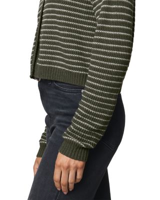 Amber Stripe Crop Cardigan
