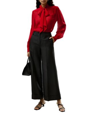 Bow Tie Silk Jasmine Blouse