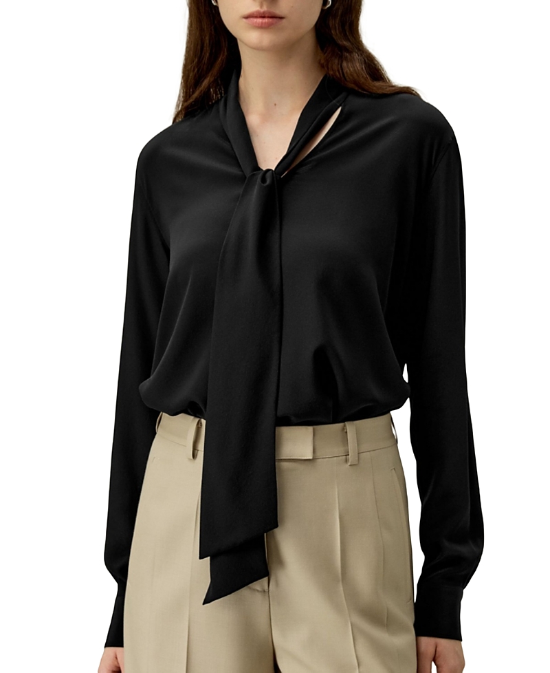 Lilysilk Silk Bowtie Blouse · Small