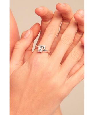 Classic White Sparkle Ring