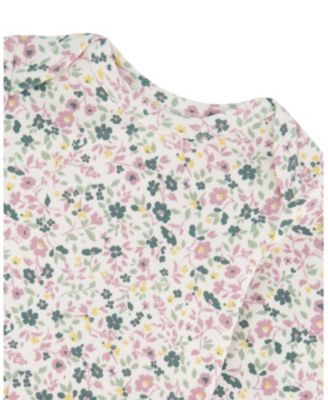 Girls' Organic Cotton Bodysuit and Sleeveless Overalls Set - Baby