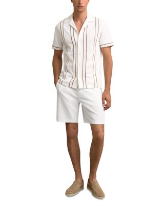 Sander Short Sleeve Cuban Stripe Shirt