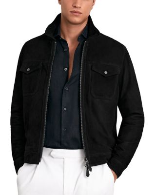 Pike Suede Zip Through Jacket