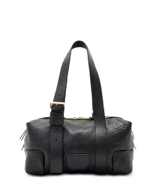 Ares Grained Leather Shoulder Bag