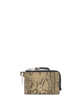 Remy Snake Embossed Leather Wallet