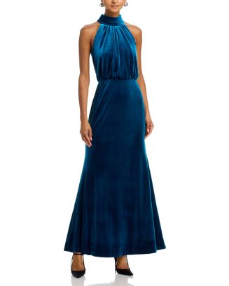 Eliza J Mock Neck Blouson Gown | Bloomingdale's Women