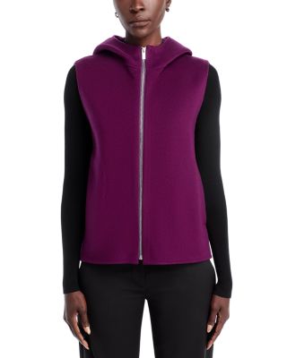 Hooded Wool & Cashmere Vest