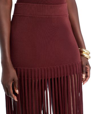 Carlyle Fringe Midi Skirt