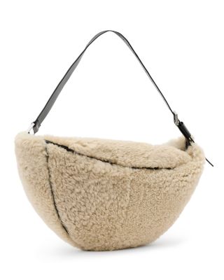 Luna Shearling Shoulder Bag