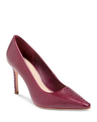 Women's Giselle Whipstitch Leather Pumps 