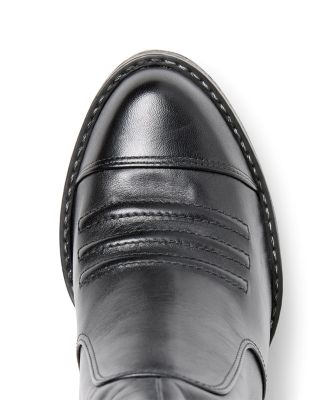 Women's Marley Leather Lug Sole Platform Boots 