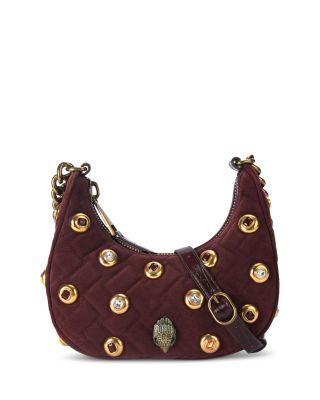 Kensington Small Gem Studded Hobo Bag