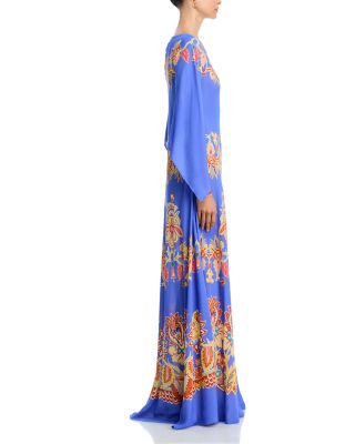 Printed Kaftan Dress
