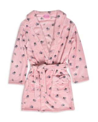 Girls' Cherry Print Bath Robe - Big Kid