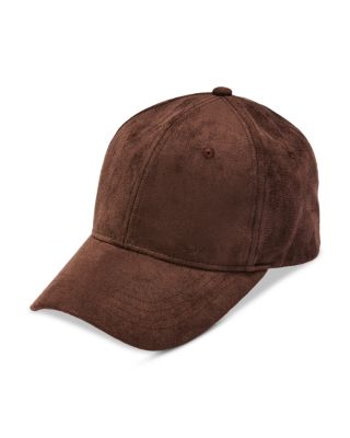 Faux Suede Baseball Cap