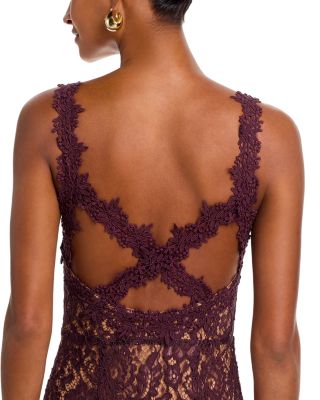 Stretch Lace Tank Maxi Dress - Exclusive