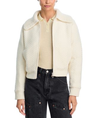 Cross Country Textured Bomber Jacket
