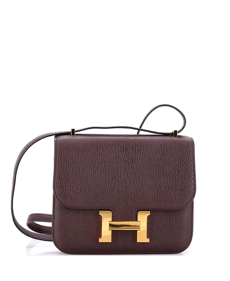 Pre-owned Pre-owned Hermes  Hermes 18 Constance Bag Chevre Mysore In Red