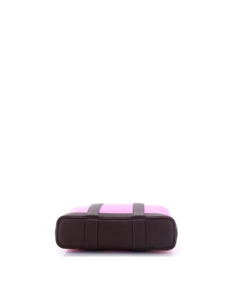  28 Garden File Tote Toile and Leather