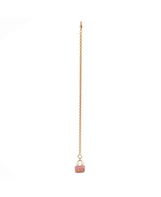  Amulettes Constance Bracelet 18K Rose Gold with Pink Sapphires
