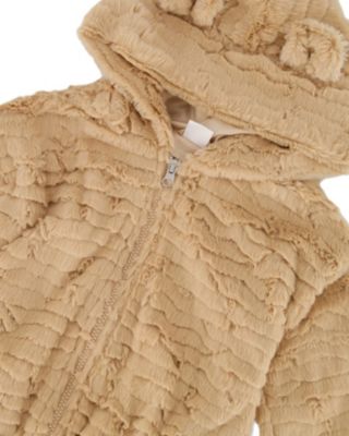 Girls' Faux Fur Hooded Jacket - Little Kid, Big Kid