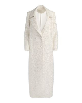 Nicholas Embellished Tweed Maxi Coat
