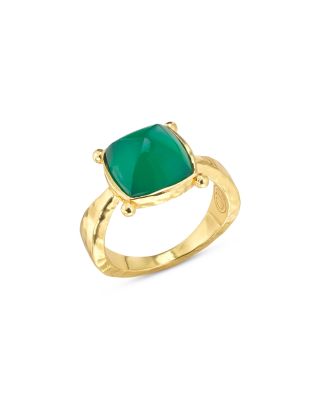 Green Onyx Mystic Eye Gem Ring