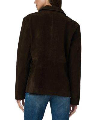 Faux Suede Chore Coat