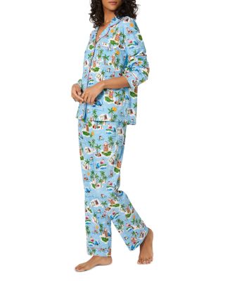 Printed Long Sleeve Pajama Set